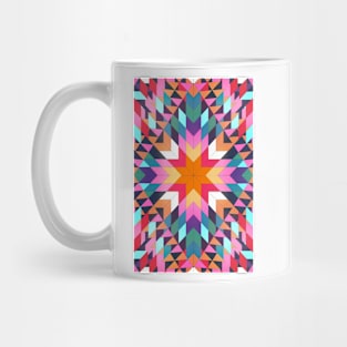 Triangles 2 abstract tribal pattern Mug